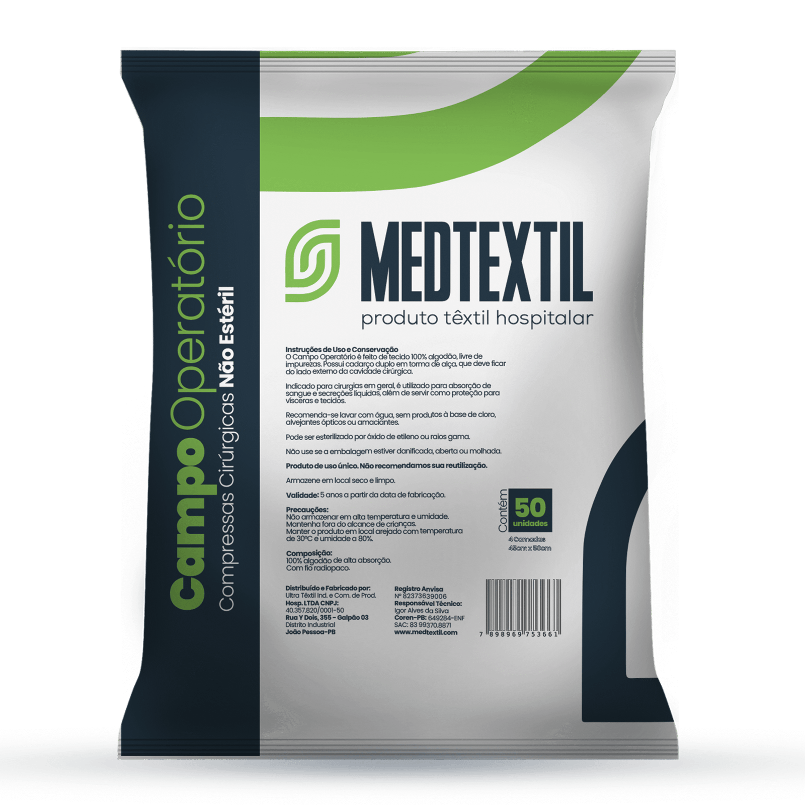 Campo operatório não estéril – MedTêxtil